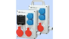 Rozdzielnica RSK-2 okienko 4 moduły okablowana 2x32A 3P+N+Z 400V, 2x16A 2P+Z 250V IP44 940052