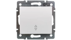 LOGI Łącznik schodowy śrubowy 10AX 250V biały 021050102 25072