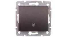 LOGI Łącznik zwierny dzwonek śrubowy 10AX 250V grafit 021030141 25249