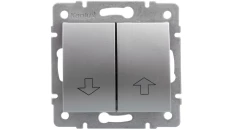 LOGI Łącznik żaluzjowy śrubowy 10AX 250V srebrny 021100143 25196