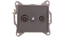 LOGI Gniazdo RTV końcowe grafit 021330041 25278