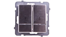 SONATA Łącznik żaluzjowy z podświetleniem stal inoxŁP-7RMS/m/37