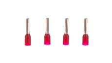 Końcówka tulejkowa izolowana 1mm2 czerwona H1,0/14D R /500szt./ 9019080000