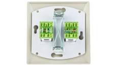 AKCENT Gniazdo teleinformatyczne RJ45 + RJ11 beżowe GPKT-A/K/01