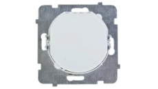 KARO Ściemniacz przyciskowo-obrotowy /żarowy i halogenowy/ ecru perłowy ŁP-8S/m/42