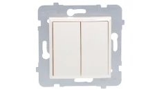 ARIA Łącznik dwugrupowy świecznikowy ecru ŁP-2U/m/27