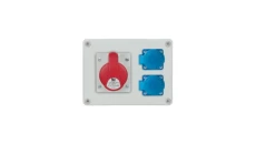 Rozdzielnica stacjonarna R-BOX 190 1x16A/5P 2x250V IP44 B.1602