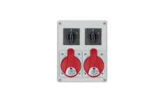 Rozdzielnica R-BOX 240 2x32A/5P 2x wył. 0/1 IP44 B.1606W