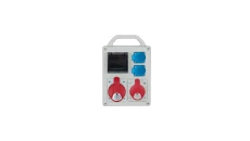 Rozdzielnica przenośna R-BOX 240R 4S 1x32A/4P 1x16A/4P 2x250V, puste okno IP44 B.1704R