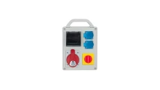 Rozdzielnica prznośna R-BOX 240R 4S 1x16A/5P 2x250V, wył. L/P, puste okno IP44 B.1708RW