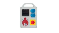Rozdzielnica przenośna R-BOX 240R 4S 1x32A/5P 2x250V, wył. L/P, puste okno IP44 B.1709RW