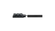 Przedłużacz gumowy 3-gniazda z/u 5m /H05RN-F 3G1,5/ czarny IP44 D.3159/3-5