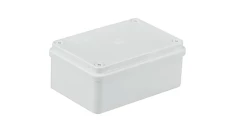 Puszka n/t hermetyczna 120x80x50 bez dławików IP56 biała S-BOX 216B