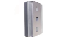 Gong dwutonowy GLASSO 8V srebrny GNT-248-SRB SUN10000145