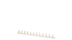 Szyna łączeniowa 1P + styk 10mm2 sztyftowa 9 modułowa pełna izolacja 5ST3605 /10szt./