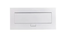 Przedłużacz biurkowy 211x108mm 3x gniazdo SCHUKO bez kabla biały AE-PB03GS-10