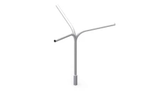 OG Wysięgnik lampowy trójramienny na słup oświetleniowy fi 60 mm 100stopni 40111302