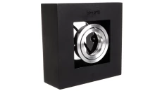Oprawa punktowa sufitowa GU10 10W STOBI DLP 50-B czarna 26830