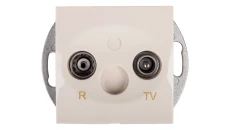 Simon 54 Gniazdo antenowe RD/TV końcowe kremowe DAZ.01/41