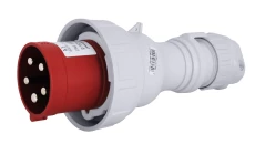 Wtyczka przenośna 63A 5P 400V 6h czerwona TWIST WPP 63/5 IP44 922078