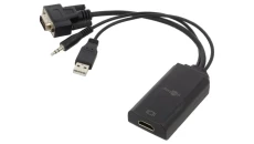 Kabel przejściowy VGA/HDMI™, czarny, 61259