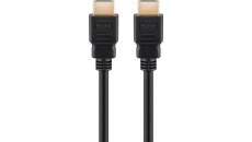 Kabel HDMI™ o bardzo dużej szybkości transmisji z Ethernetem, certyfikowany, 1m, czarny, 58263