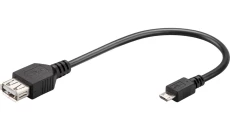 Adapter USB 2.0 High Speed - microUSB 0,2m 95194