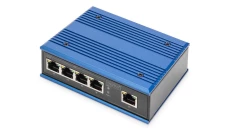 Przemysłowy switch 4x 1000Base-TX + 1x uplink 1000Base-TX DIN rozszerzony zakres temperatur DN-651118