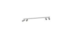 Listwa z regulowanymi reflektorkami FOURTY IV 4xGU10 R35 Silk gray 11438 Nowodvorski