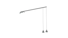 Lampa przysufitowa FOURTY 5xGU10 R50, GU10 R35 Umbra gray 11472 Nowodvorski