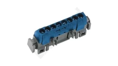 Listwa przyłączeniowa 8-otworów niebieska IP2xN-8 004842