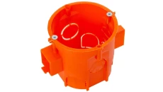 Puszka instalacyjna PK60 Lux głęboka z wkrętami pomarańczowa A.0006LP /110szt./