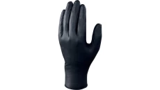 RĘKAWICE JEDNORAZOWE Z NITRYLU, NIEPUDROWANE, OPAKOWANIE 100, CZARNE, ROZMIAR 8/9, V1460B10008