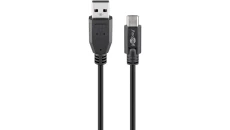 Przewód USB 2.0 HighSpeed USB-C - USB-A 3m 55469