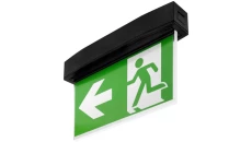 Oprawa ewakuacyjna natynkowa SUPREMA D-std M 3H AT IP44 NT BLK + (E2, E3) / 88053