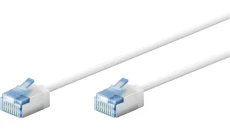 Patchcord kat.6a-0100 U/FTP SLIM LSZH-TPE biały /1m/ 74332