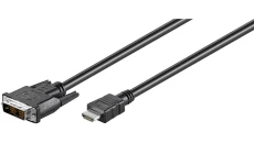 Kabel adapter HDMI - DVI-D(18+1) 1m 50579