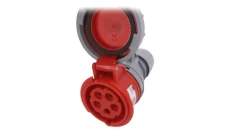 Gniazdo przenośne 16A 5P 400V czerwone IP67 TURBO TWIST 2152-6tt