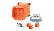 Puszka n/t przeciwogniowa E90 104x104x70mm IP65 5x4mm2 FK 0404 62000181