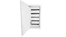 Rozdzielnica podtynkowa metalowa 90 modułowa 5x18 415x885x130 RAL9003 IP30 MP90/5/18