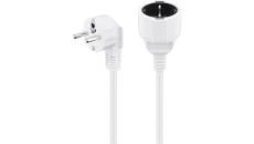 Kabel przedłużajacy (przedłużacz) 3m biały 1x230V H05VV-F 3G1,5 93087