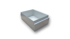 Obudowa do betonu do puszki podłogowej EM/FLB-SCF320PP wym. (szer. x dł. x gł.) 225x358x130 masa 2,4 kg EM/FLB-SCF320-PJB