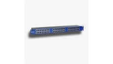 Panel 19, 48 x RJ45 STP kat. 6 (1U) z półką, niebieski DCN/3012IPRL48S-C6-1U