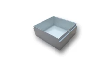 Obudowa do betonu do puszki podłogowej EM/FLB-SCF245P i EM/FLB-SCF245PS wym. (szer. x dł. x gł.) 220x252x130 mm masa 1,7 kg EM/F