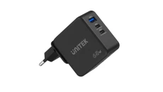 UNITEK Ładowarka sieciowa 2x USB-C PD + USB-A Quick Charge czarna