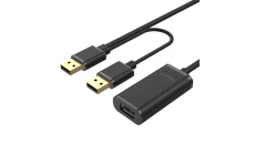 UNITEK Y-278 Kabel przedłużacz aktywny USB 2.0 A (wtyk / gniazdo) 10m ze wzmacniaczem USB