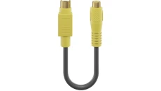 Przewód adapter miniDIN 4pin (S-Video) - RCA 0,2m 60845