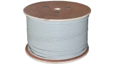 Kabel F/UTP kat.5e PE 4PR ZEWNĘTRZNY SUCHY z LINKĄ NOŚNĄ ALANTEC /100m/