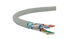 Kabel teleinformatyczny F/FTP kat.6A LSOH B2ca (10Gb/s) szary ALANTEC /500m/