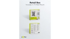 Uchwyt ścienny TV Basic Fix (rozmiar S) 58523